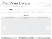 Tablet Screenshot of portperryoptical.com